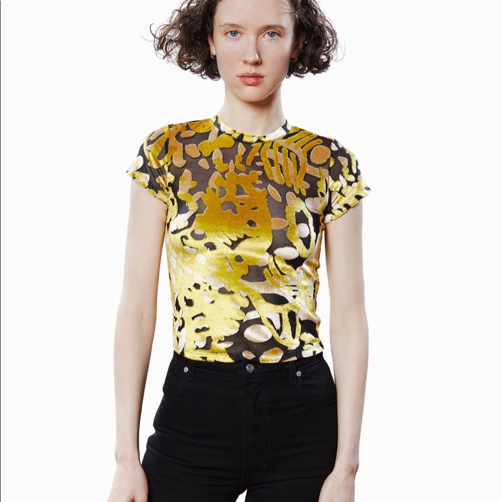 Eckhaus Latta burnout shrunken t shirt - Picture 8 of 9